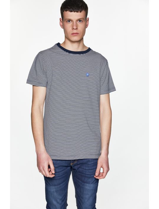 North 56°4 T-shirt Ριγέ με Κέντημα