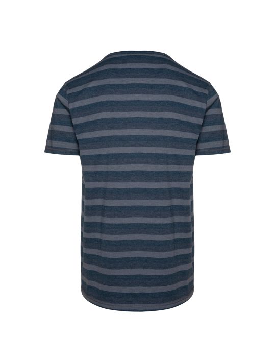 Replika T-shirt Ριγέ με Κέντημα