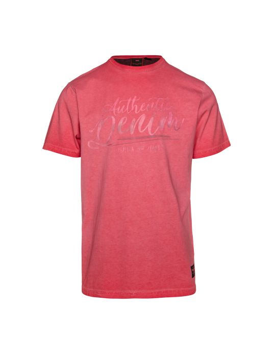 Replika T-shirt με Τύπωμα Authentic Denim