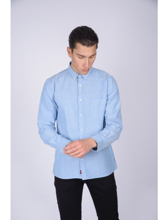 North 56°4 Πουκάμισο με Μακρύ Μανίκι Oxford w/stretch