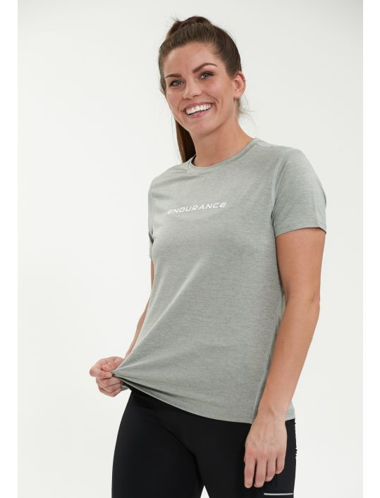 Endurance T-shirt Wange W Melange S/S Tee