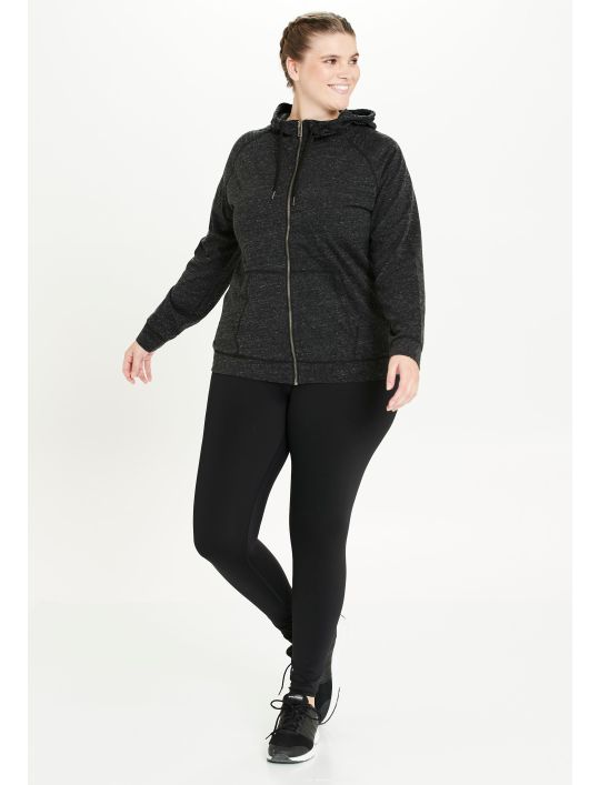 Q Plus Size Ζακέτα Olivia W Melange Sweat Hoody