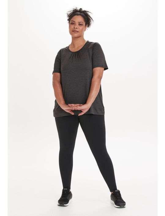 Q Plus Size T-shirt Bree W Melange S/S Tee