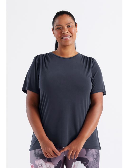 Q Plus Size T-shirt Zamilla W Loose Fit S/S Tee