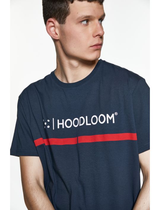 Hoodloom T-shirt με Τύπωμα Red Line