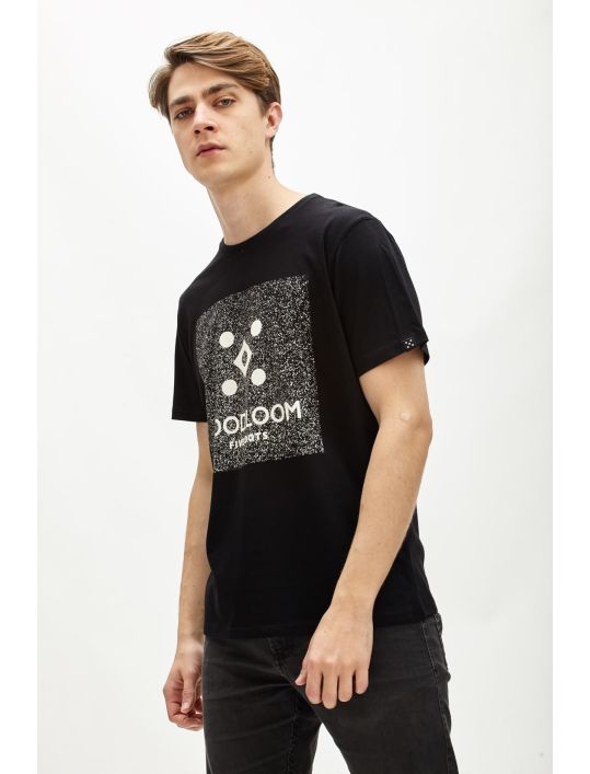 Hoodloom T-shirt με Τύπωμα Noise