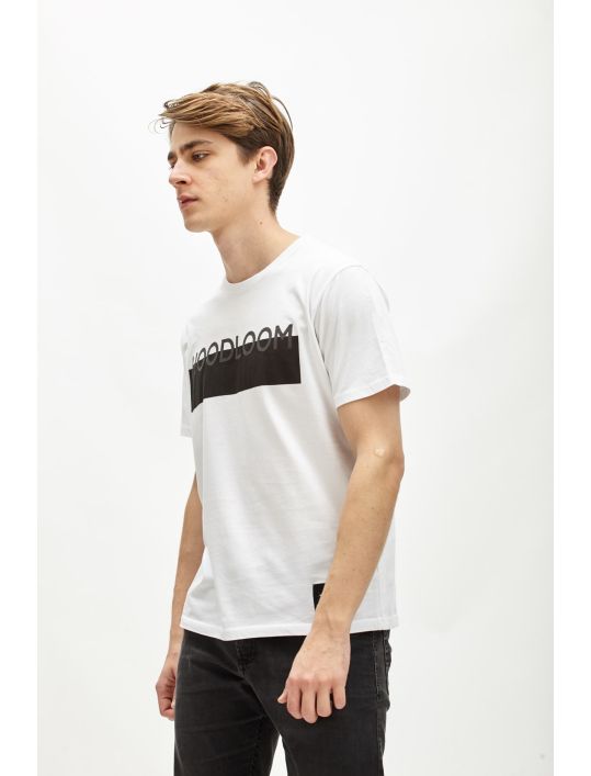 Hoodloom T-shirt με Τύπωμα 2χρωμο
