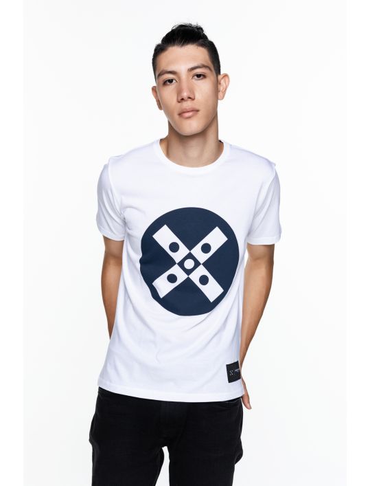 Hoodloom T-shirt με Τύπωμα Round X