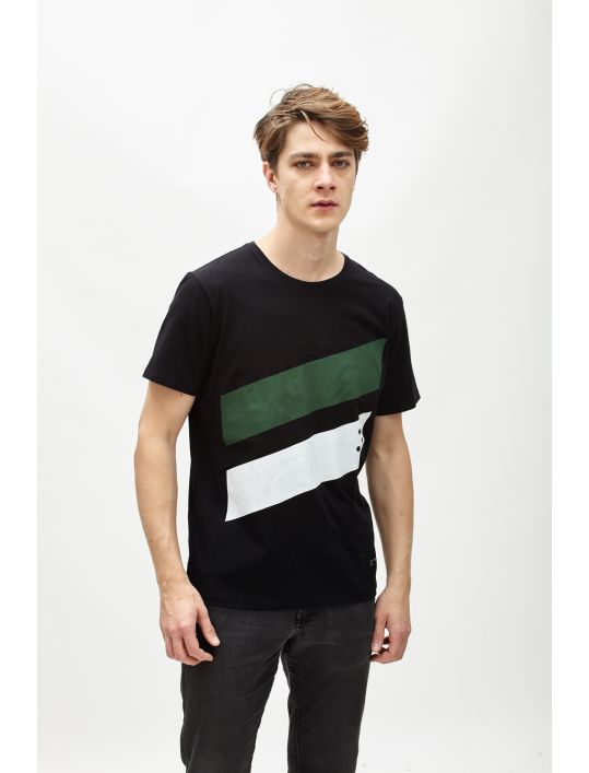 Hoodloom T-shirt με Τύπωμα 2 Stripes