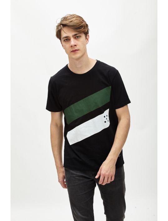 Hoodloom T-shirt με Τύπωμα 2 Stripes