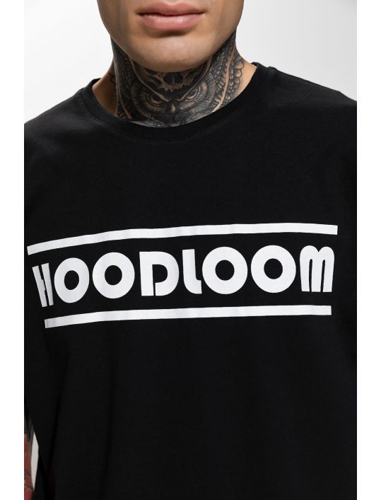 Hoodloom T-shirt με Τύπωμα HL BW Lines