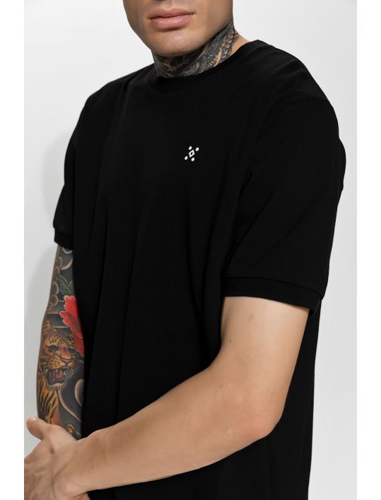 Hoodloom T-shirt Πικέ με Τύπωμα Rubber