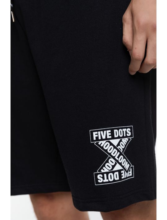 Hoodloom Βερμούδα με Τύπωμα X FIVE DOTS
