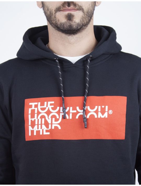 Hoodloom Μπλούζα Φούτερ με Κουκούλα&Τύπωμα Mind