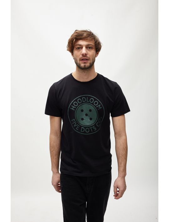 Hoodloom T-shirt με Τύπωμα Button