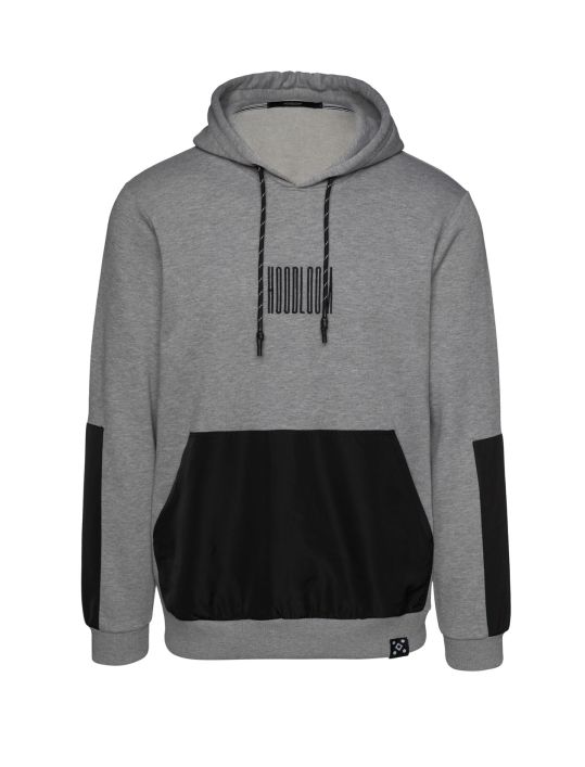 Hoodloom Μπλούζα Φούτερ με Κουκούλα&Κέντημα&Τσέπη