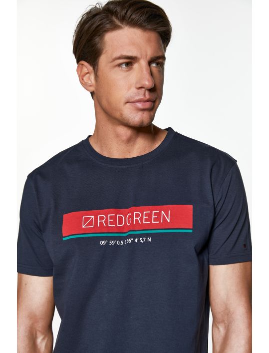 RedGreen T-shirt με Τύπωμα 3-color RG