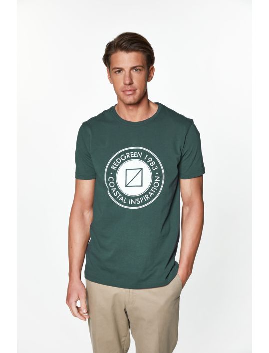 RedGreen T-shirt με Τύπωμα Coastal Inspiration