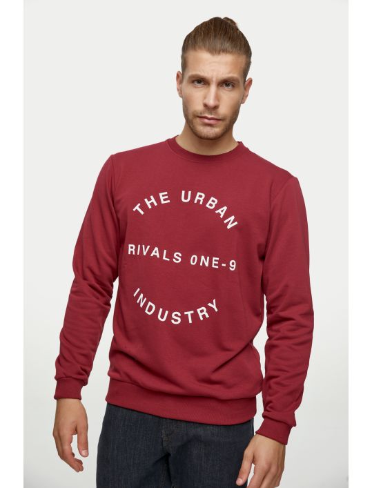 Rivals Μπλούζα Φούτερ με Τύπωμα The Urban Industry