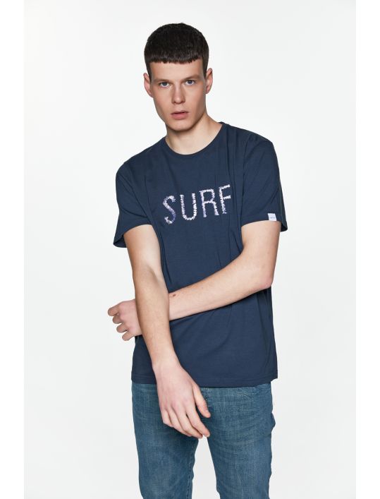 Snta T-shirt με Κέντημα Surf