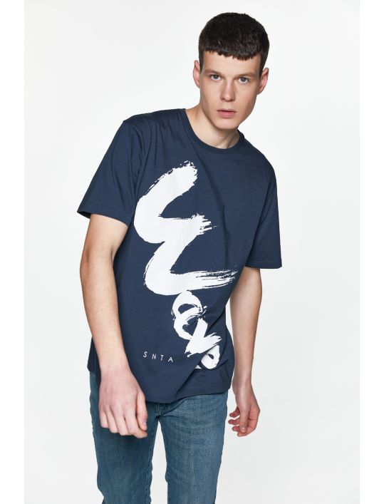 Snta T-shirt με Τύπωμα Wave