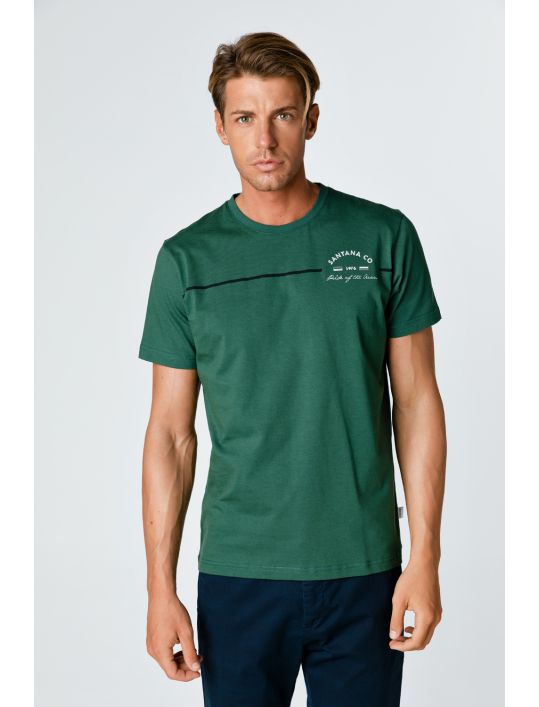 Snta T-shirt με Τύπωμα&Κέντημα SANTANA CO