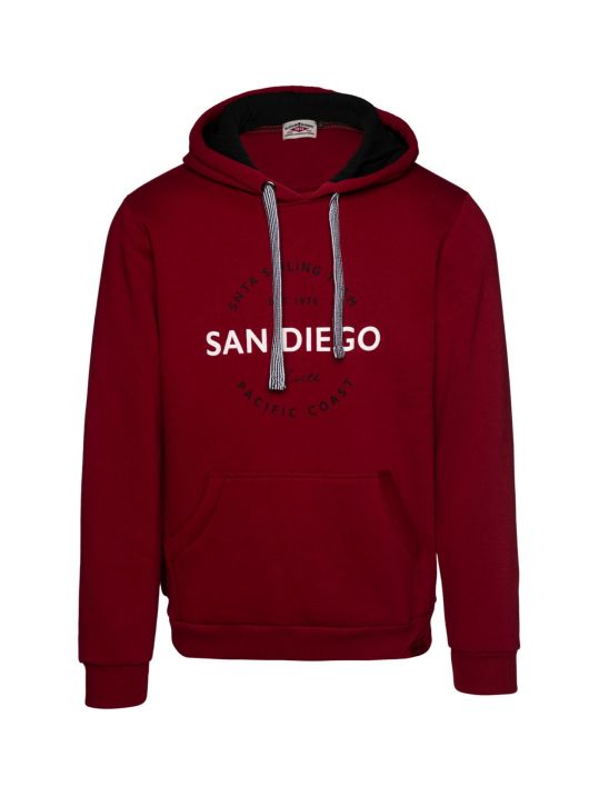 Snta Μπλούζα Φούτερ με Κουκούλα με Τύπωμα SAN DIEGO
