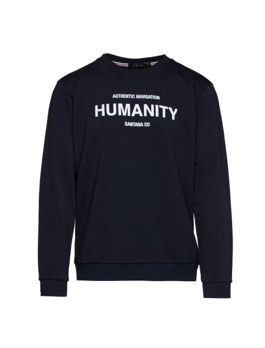 Snta Μπλούζα Φούτερ με Τύπωμα HUMANITY