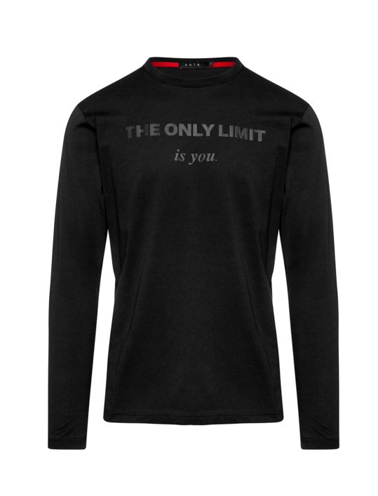 Snta Μπλούζα με Μακρύ Μανίκι&Τύπωμα THE ONLY LIMIT