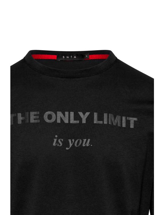 Snta Μπλούζα με Μακρύ Μανίκι&Τύπωμα THE ONLY LIMIT