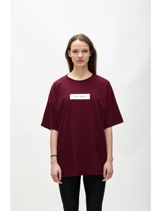 Hoodloom T-Shirt Loose Fit με Τύπωμα 5Dots
