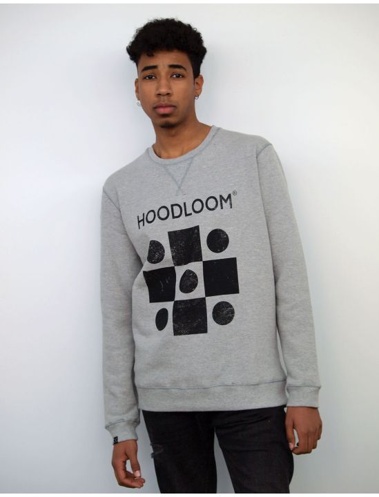 Hoodloom Μπλούζα Φούτερ με Τύπωμα five dots