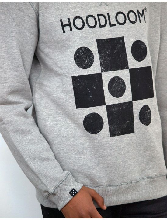 Hoodloom Μπλούζα Φούτερ με Τύπωμα five dots