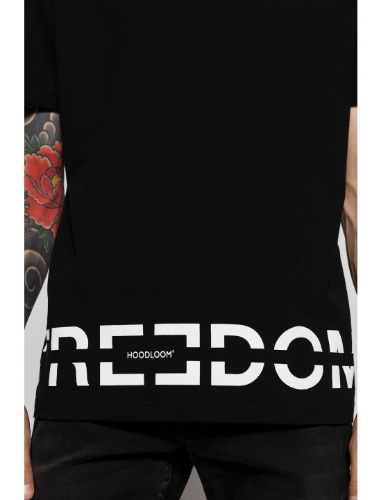 Hoodloom T-shirt με Τύπωμα FREEDOM