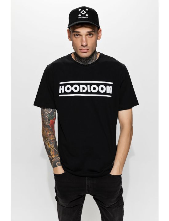 Hoodloom T-shirt με Τύπωμα HL BW Lines