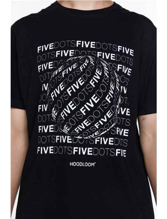 Hoodloom T-shirt με Τύπωμα Universe