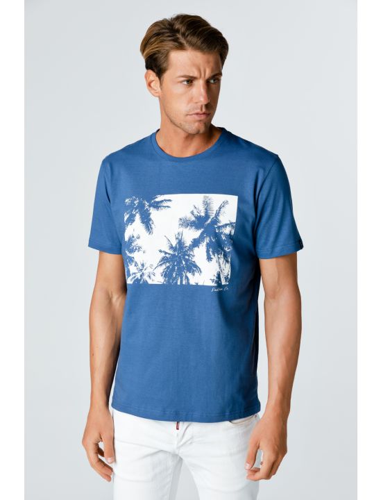 Snta T-shirt με Τύπωμα Palmtrees