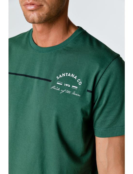 Snta T-shirt με Τύπωμα&Κέντημα SANTANA CO