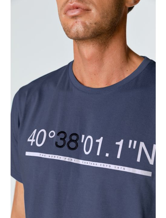Snta T-shirt με Τύπωμα&Κέντημα 4038011N