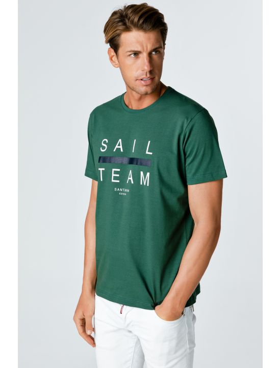 Snta T-shirt με Τύπωμα Sail Team