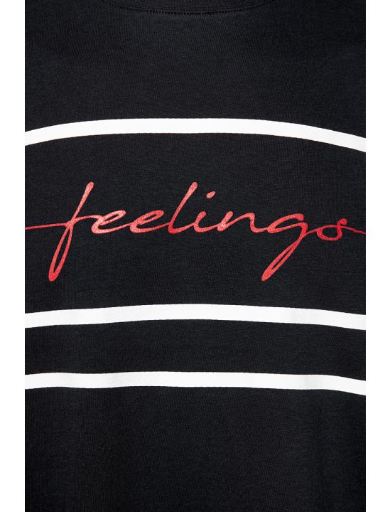 Snta T-shirt με Τύπωμα Feelings