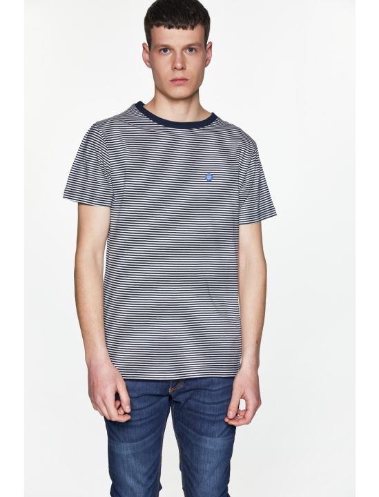 North 56°4 T-shirt Ριγέ με Κέντημα