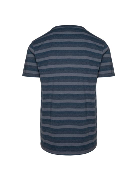Replika T-shirt Ριγέ με Κέντημα