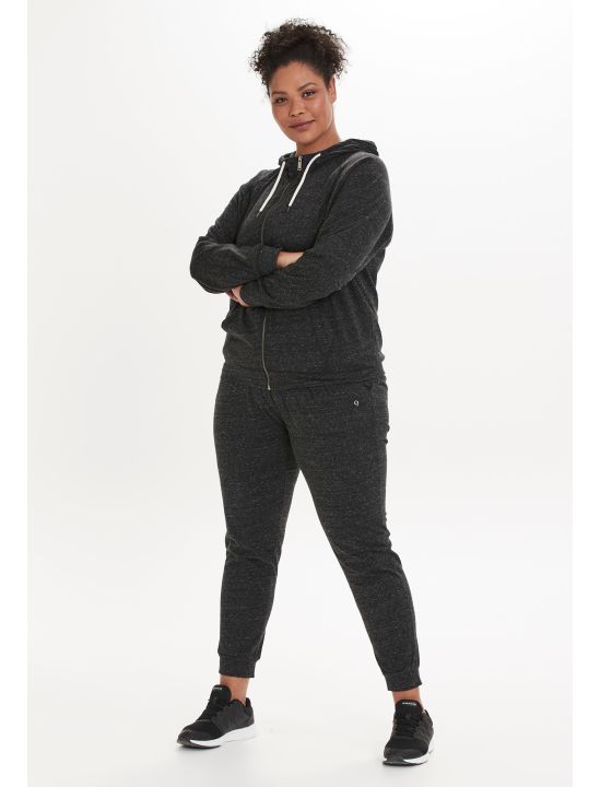 Q Plus Size Παντελόνι Φόρμας Olivia W Melange Sweat Pants