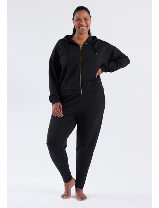 Q Plus Size Ζακέτα Tiamo W Hoody Full Zip