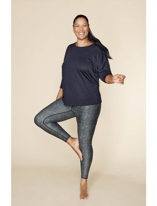 Q Plus Size T-shirt Jenirei W Soft Touch 3/4 Tee