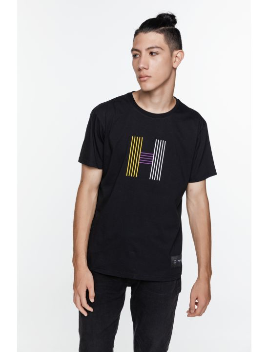 Hoodloom T-shirt με Τύπωμα H Lines