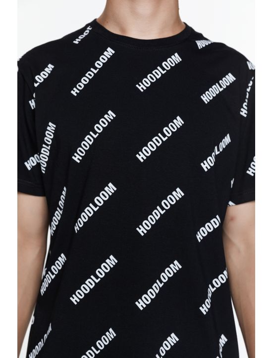 Hoodloom T-shirt με Τύπωμα Allover HL