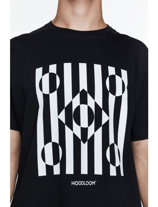 Hoodloom T-shirt με Τύπωμα 5Dots Striped