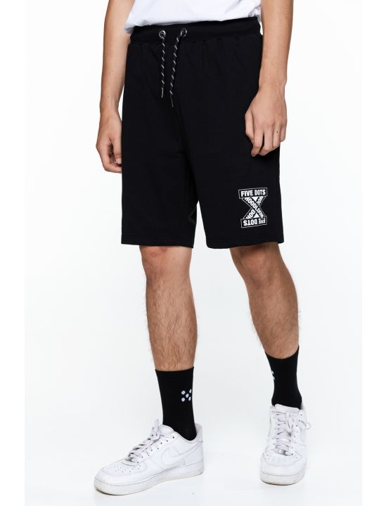 Hoodloom Βερμούδα με Τύπωμα X FIVE DOTS